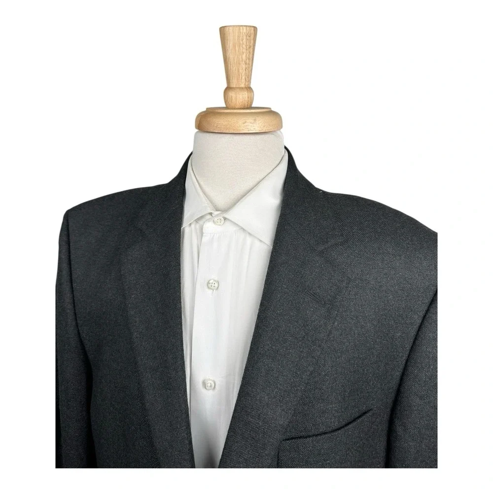 John W Nordstrom Gray Loro Piana Pure Cashmere Vented Blazer 44R Mens Sport Coat